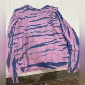 Pink & Purple Tie-Dye Sweatshirt, Size M